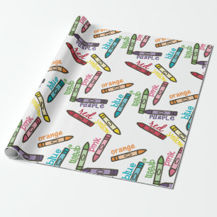 Crayon Färger Presentpapper