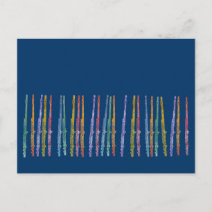 Crayon Flutes Vykort