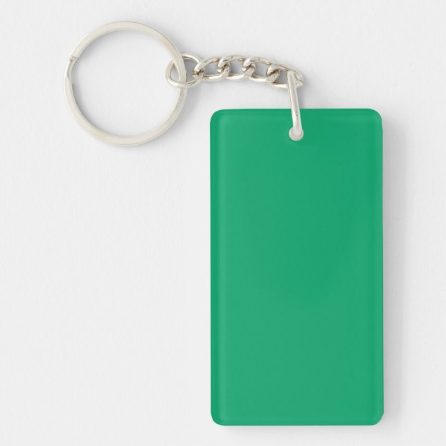 Crayon Grönt Acrylic Keychain Välj Stil (Framsidan)