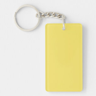 Crayon Gult Acrylic Keychain Välj Stil