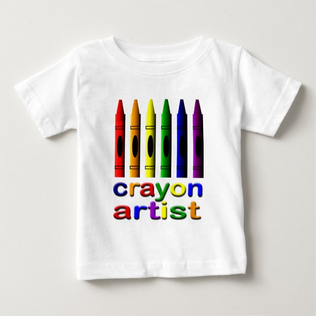 Crayon Kritor Artist Infant T-Shirt (Framsida)