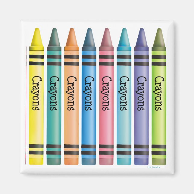 Crayon Line Magnet (Framsidan)