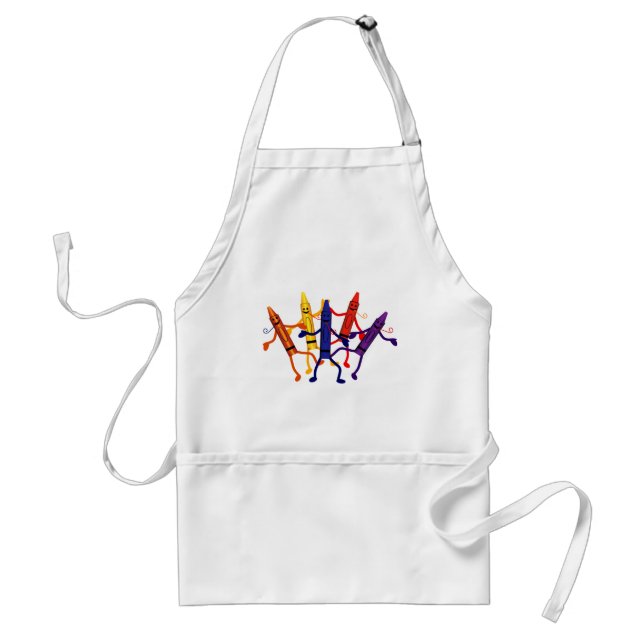 Crayon Party Apron Förkläde (Framsidan)