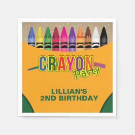Crayon Party Pappersservett