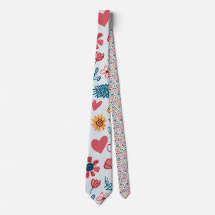 Crayon Pastel Heart & Flowers Slips