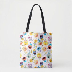 Crayon Sesame Pals Festsjablong Tygkasse