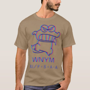 Crayon Shin-chan 3D stil Waniyamasan en punkt T Shirt