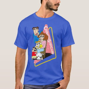 Crayon Shin-chan alla medlemmar i Nohara T Shirt