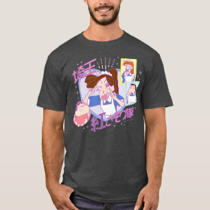 Crayon Shin-chan Benisasoritai Maid Cafe T Shirt
