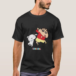 Crayon Shin-Chan Dances! Shin-Chan och Shiro T Shirt
