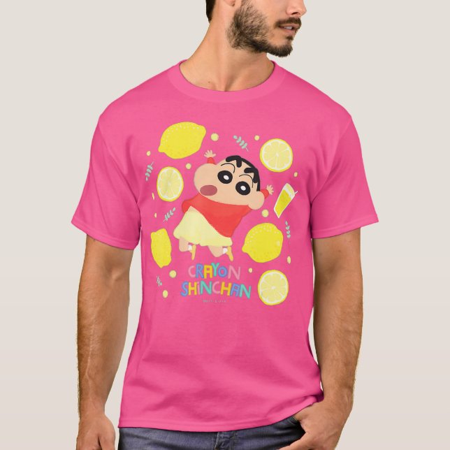 Crayon Shin-chan En massa citroner Crayon touch T Shirt (Framsida)