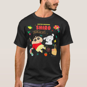 Crayon Shin-chan HappyShiro Picnic Premium T Shirt