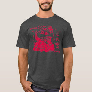 Crayon Shin-chan Himawari och flamenco T Shirt