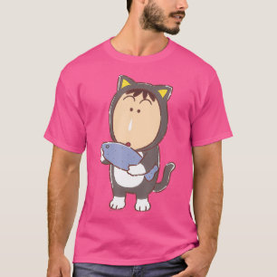 Crayon Shin-chan Kitten Play party Bo-chan T Shirt