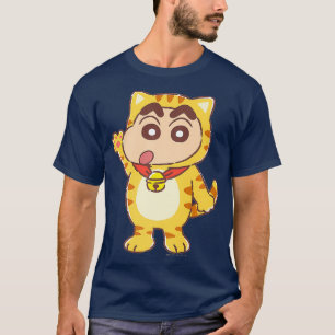 Crayon Shin-chan Kitten Play party Shin-chan T Shirt