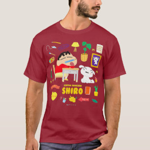 Crayon Shin-chan lyckyshiro Shin-chan-studien T Shirt