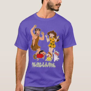 Crayon Shin-chan Nohara-familjen Primitiv era T Shirt