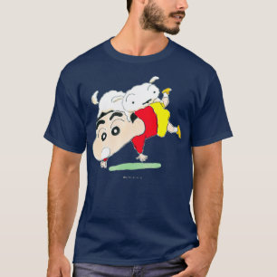 Crayon Shin-chan Oops Shin-chan Shiro T Shirt
