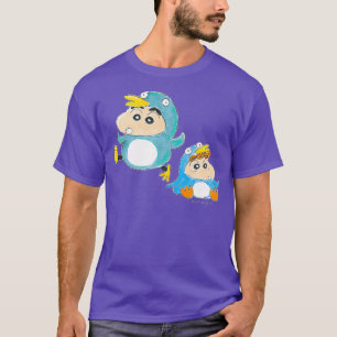 Crayon Shin-chan Penguins Shin-chan Himawari T Shirt