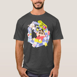 Crayon Shin-chan Round och Shin-chans tea T Shirt