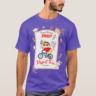 Crayon Shin-chan Shin-chan och cykeldessert T Shirt