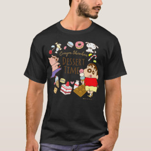 Crayon Shin-chan Shin-chan och glass dessert T Shirt