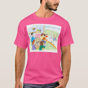 Crayon Shin-chan Snowball-strid med farfar T Shirt