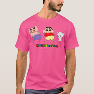 Crayon Shin-chan som vänder sig runt Shin-chan T Shirt