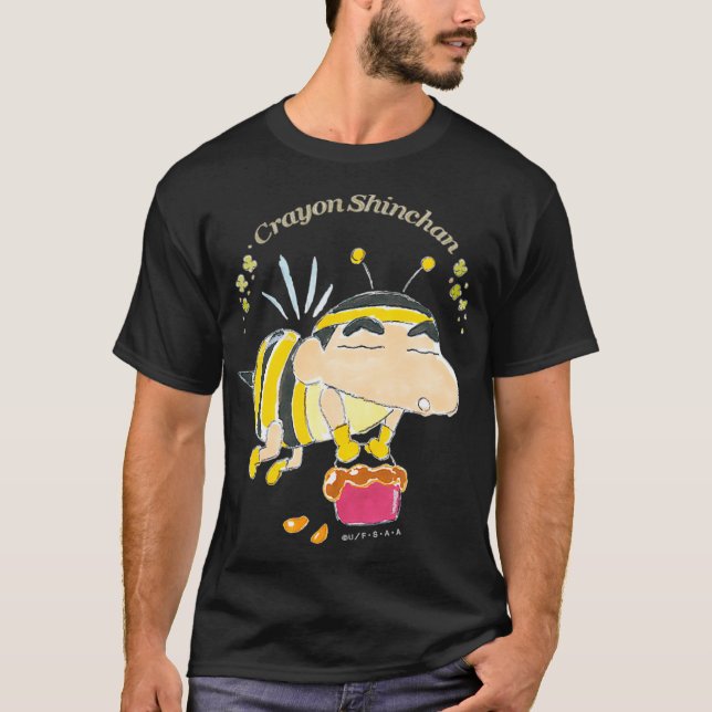 Crayon Shin-chan Transform till ett bi T Shirt (Framsida)