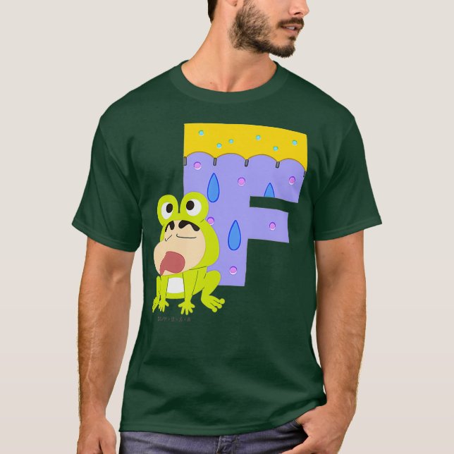 Crayon Shin-chan UN STUDY A to Z T Shirt (Framsida)
