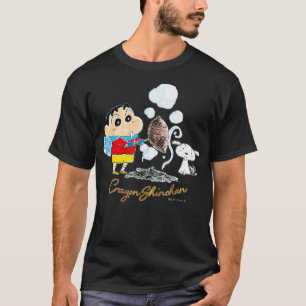 Crayon Shin-chanShin-chan Shiro och Rostat T Shirt