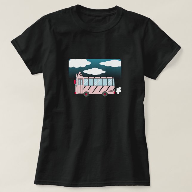 Crayon Shinchan - School Buss T Shirt (Design framsida)