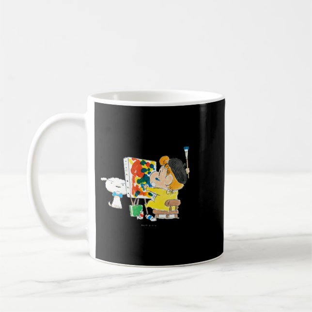 Crayon Shinchan teckning Himawari Kaffemugg (Vänster)