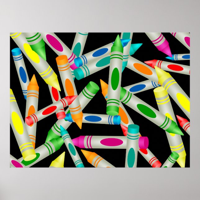 Crayon Tapet Poster (Framsidan)