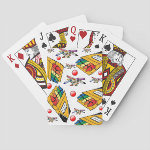 Crayon-uppspelningskortsdäck Spel Kort