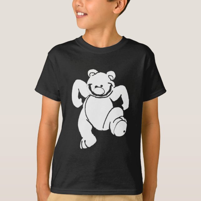 Crazed nalle tee shirt (Framsida)
