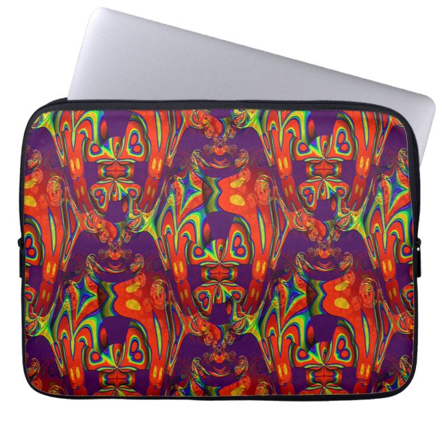 Crazee Roligt-tidsz.... Laptop Fodral (Framsidan)