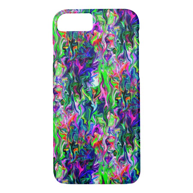 Crazee Squiggly Garden.... Case-Mate iPhone Skal (Baksida)