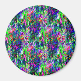 Crazee Squiggly Garden.... Magnet