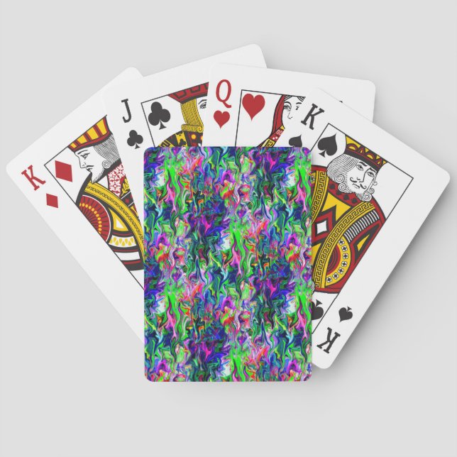 Crazee Squiggly Trädgård.... Casinokort (Baksidan)