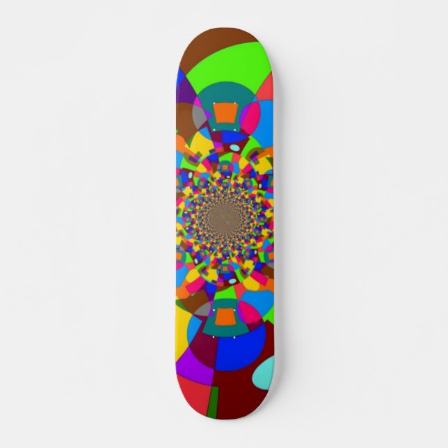 CraziColor-3-Skateboard Skateboard Bräda 21,5 Cm (Framsida)