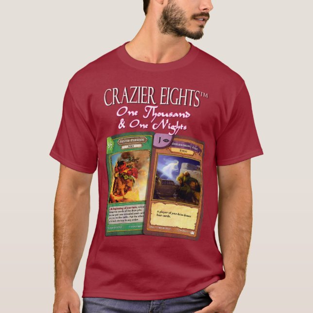 Crazier Eights: 1001 Nights T-Shirt (Framsida)