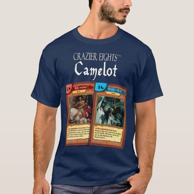 Crazier Eights: Camelot T-Shirt (Framsida)