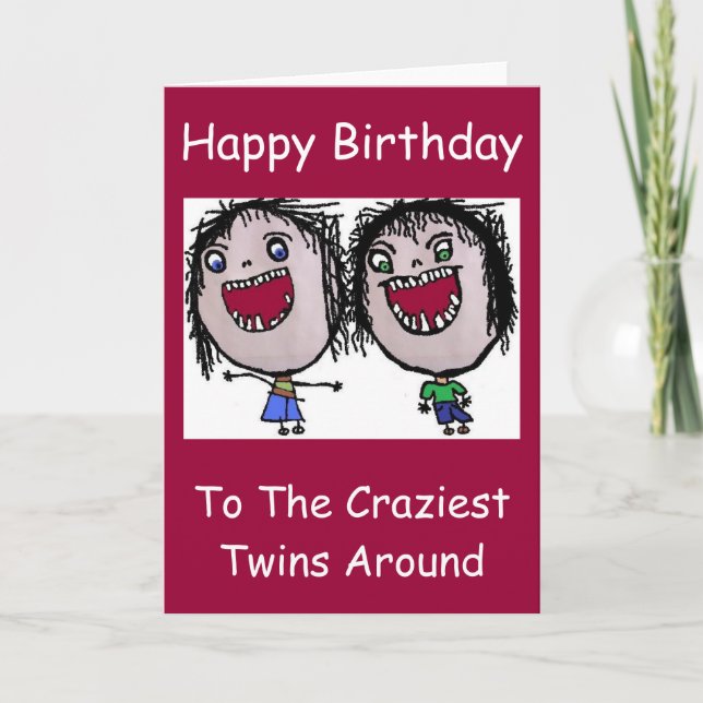 Craziest Around Funny Art Cards Kort (Framsida)