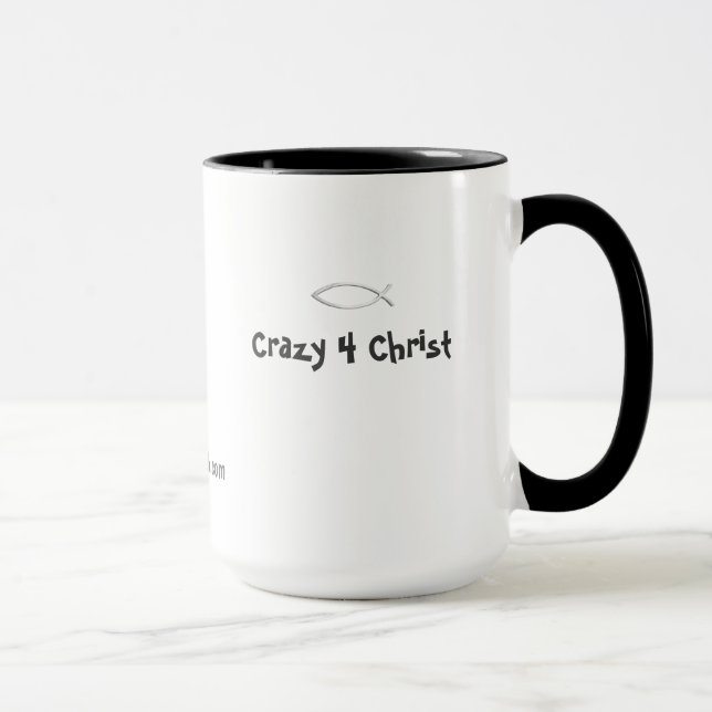 Crazy 4 Kristus gotGod316.com Mugg (Höger)