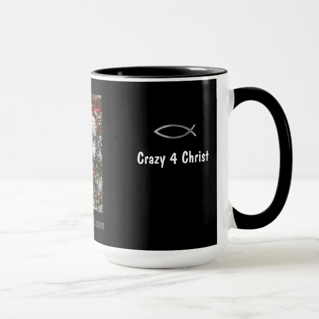 Crazy 4 Kristus gotGod316.com Scripture Mugg (Höger)