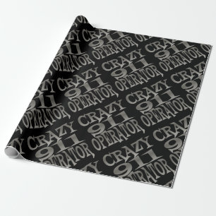 Crazy 911 Operator in Silver Presentpapper