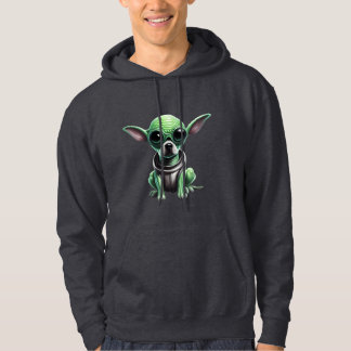 Crazy Alien hund Hoodie