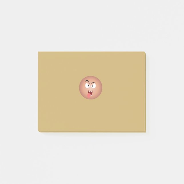 Crazy Ansikte Post-it® Notes Post-it Block (Framsida)