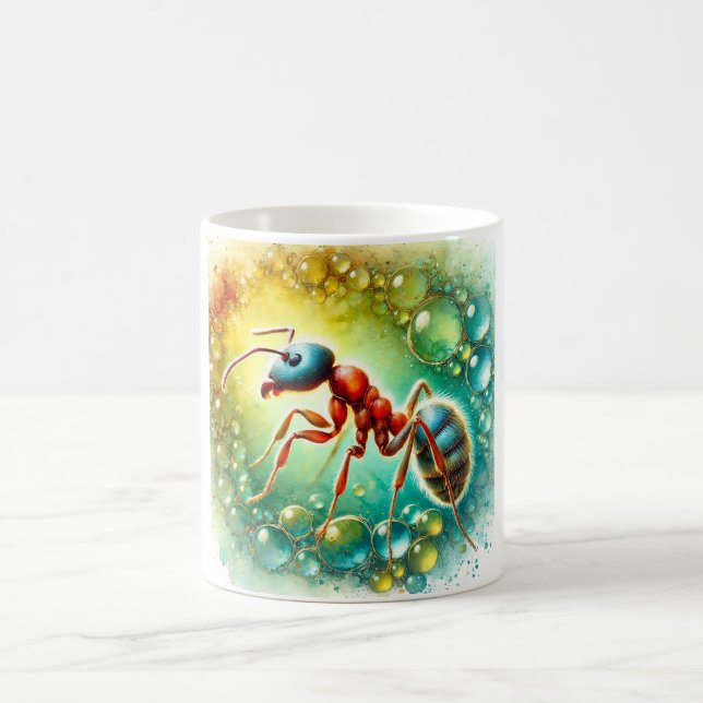 Crazy Ant 180924AREF139 - Watercolor Kaffemugg (Center)